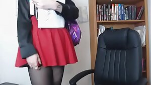 Teaser Clip! Goth BBW Tattooed College girl becomes Detention Aide and Seduces Teacher to do Her Bidding Femdom Fetish